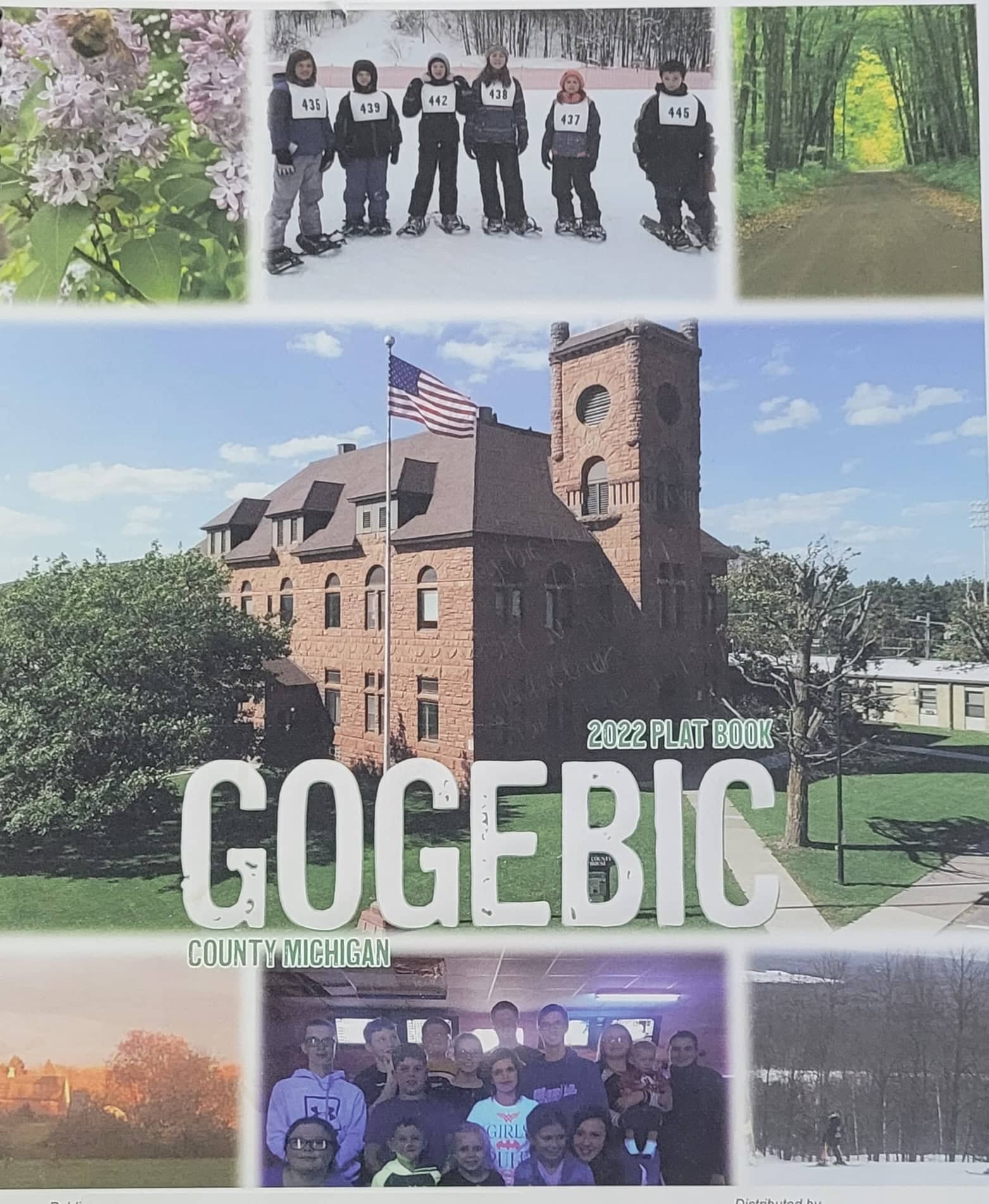 Front cover of the 2022 Plat Book for Gogebic County